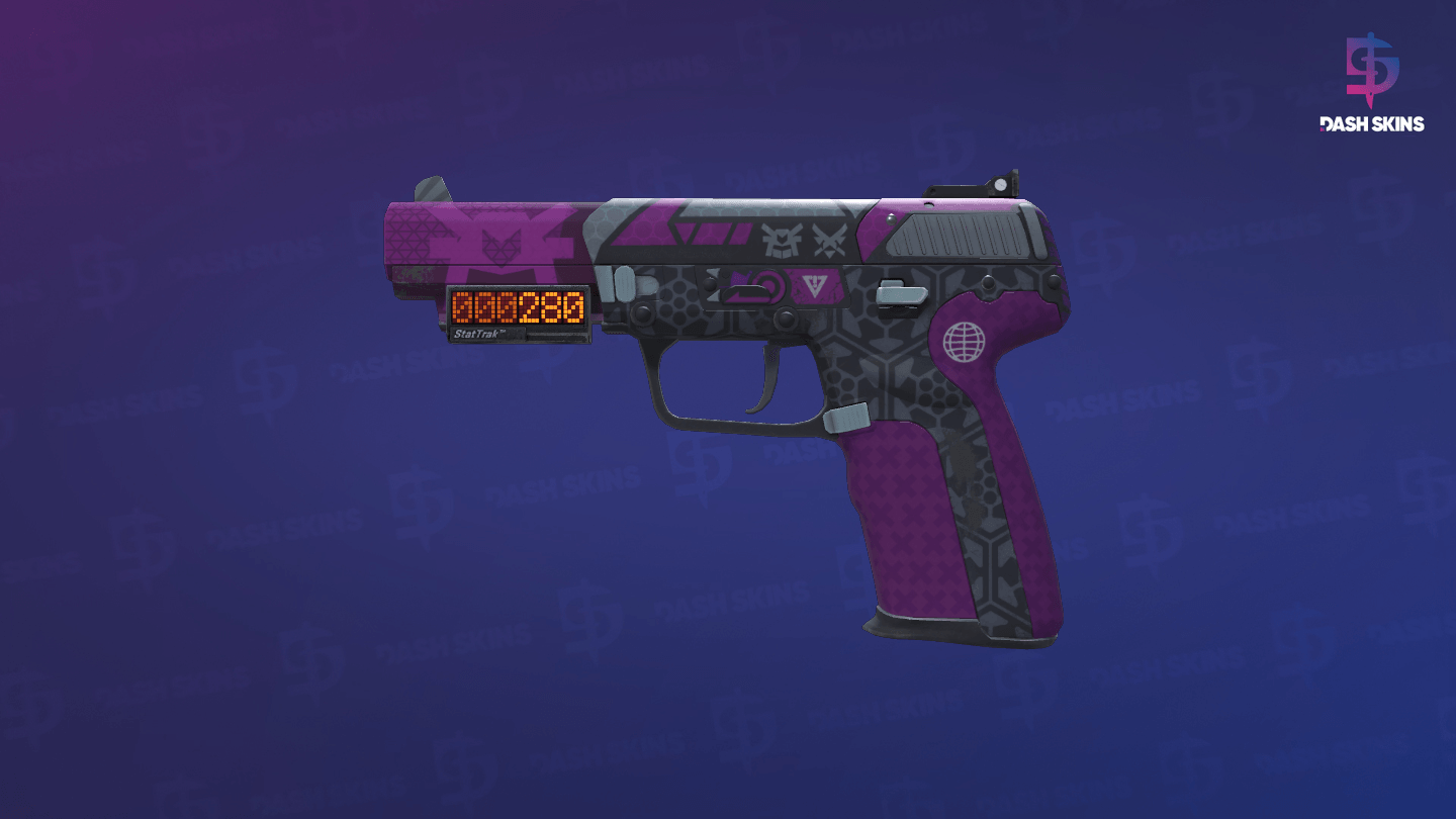 StatTrak™ Five-SeveN | Violent Daimyo (Minimal Wear) Screenshot Playside