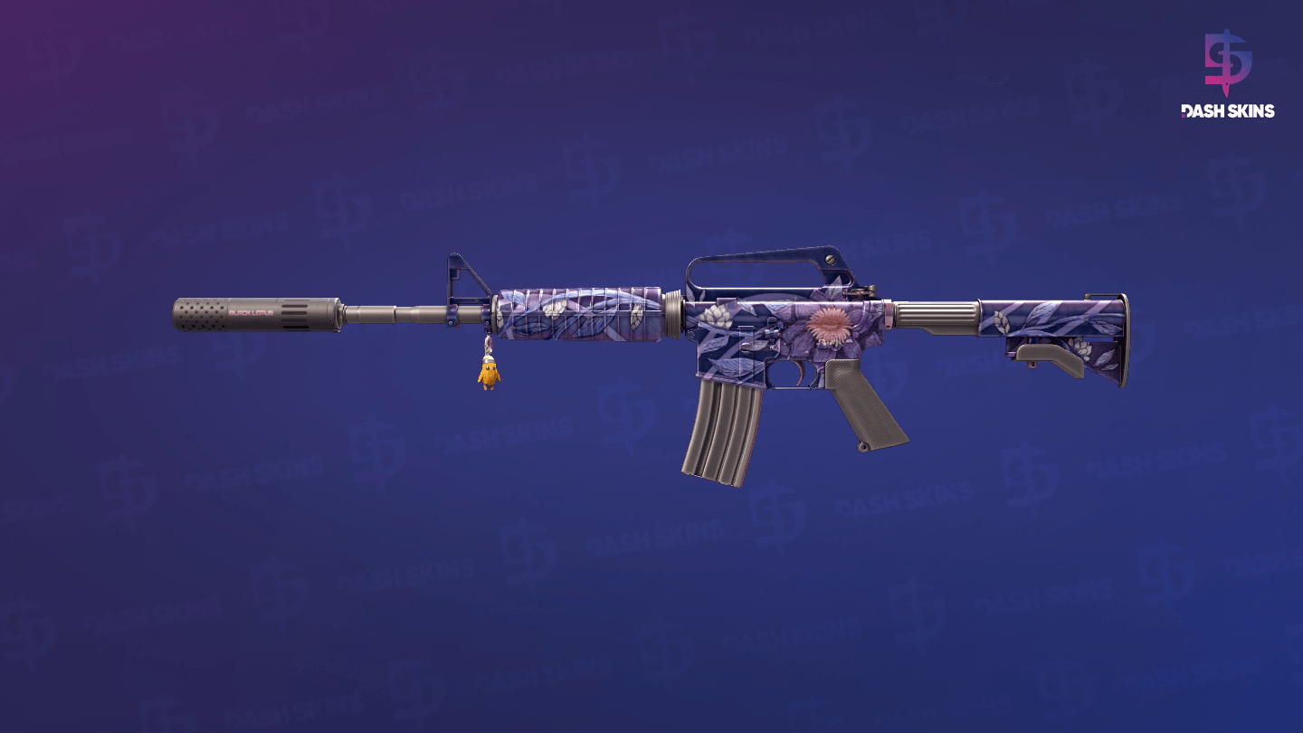 M4A1-S | Black Lotus (Minimal Wear) Screenshot Playside