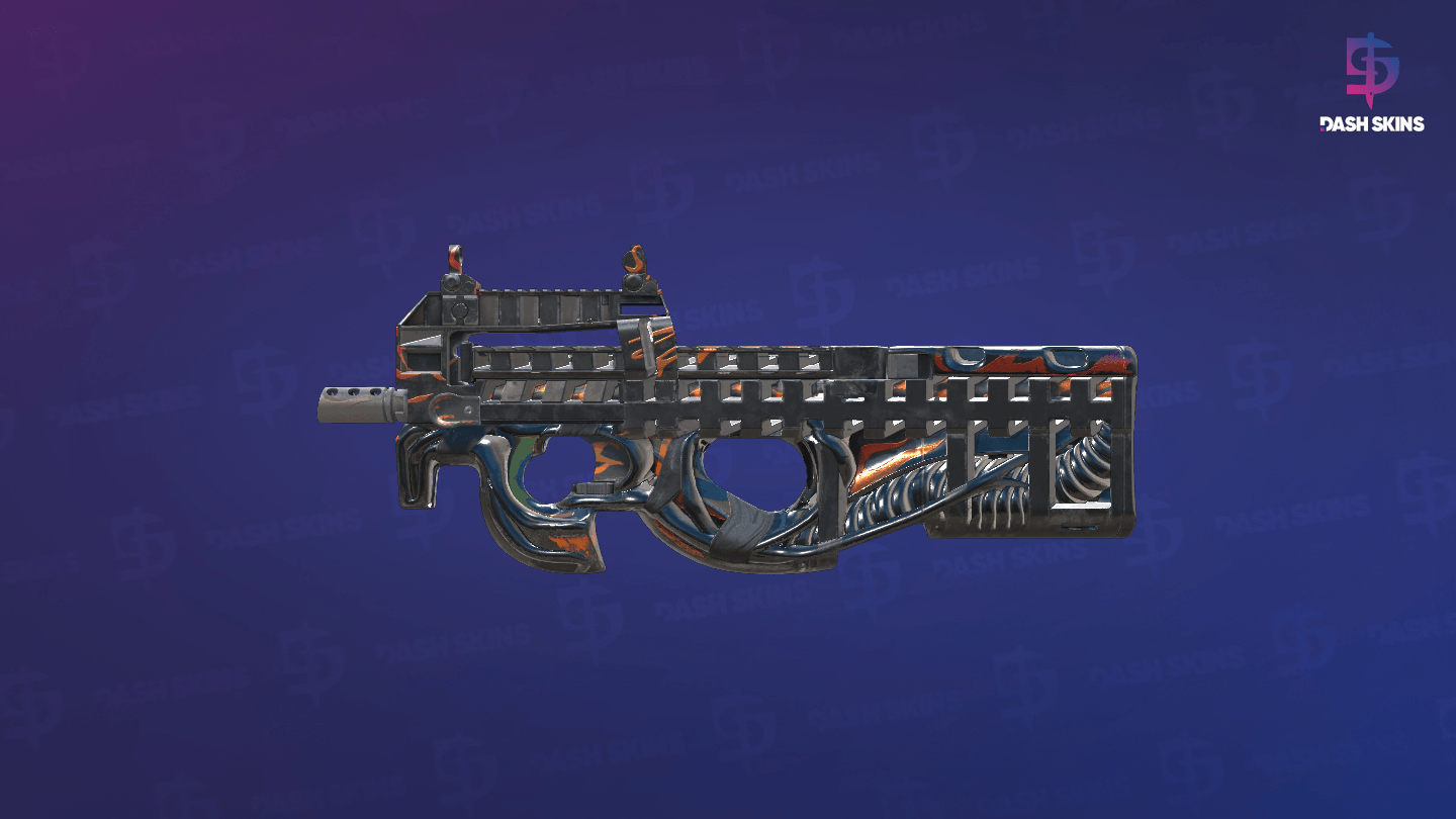 P90 | Vent Rush (Minimal Wear) Screenshot Playside