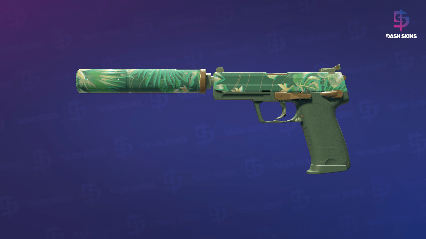 USP-S | Tropical Breeze (Minimal Wear) Screenshot Playside