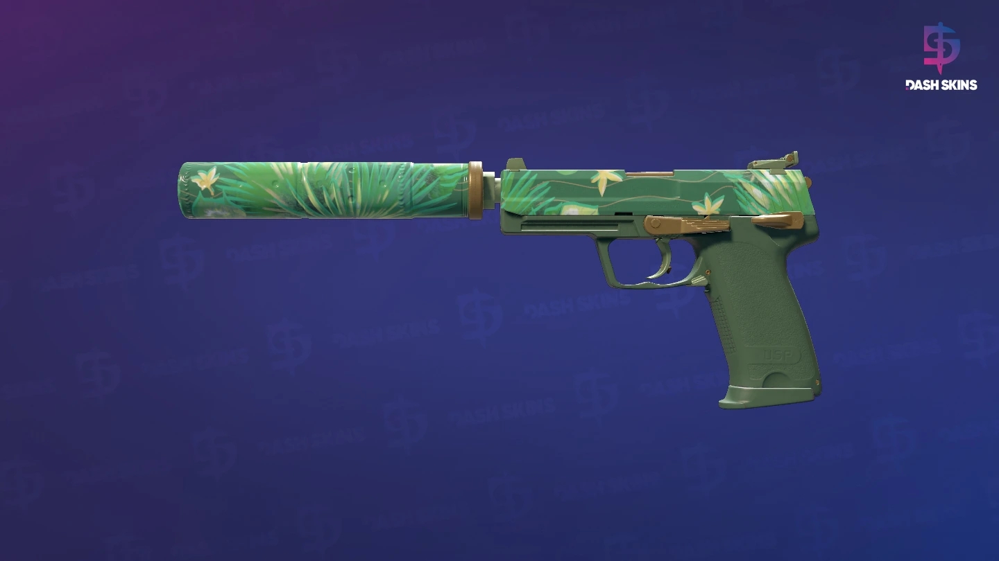 USP-S | Tropical Breeze (Minimal Wear) Screenshot Playside