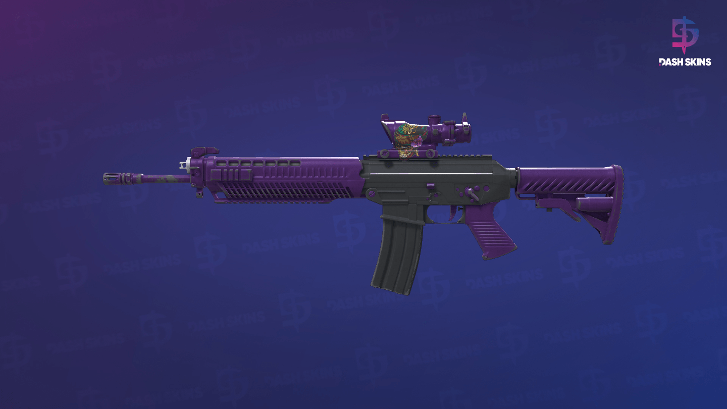 SG 553 | Ultraviolet (Field-Tested) Screenshot Playside