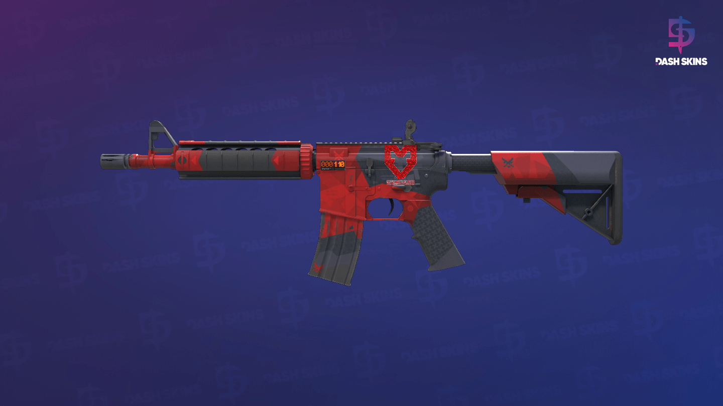 StatTrak™ M4A4 | Evil Daimyo (Minimal Wear) Screenshot Playside