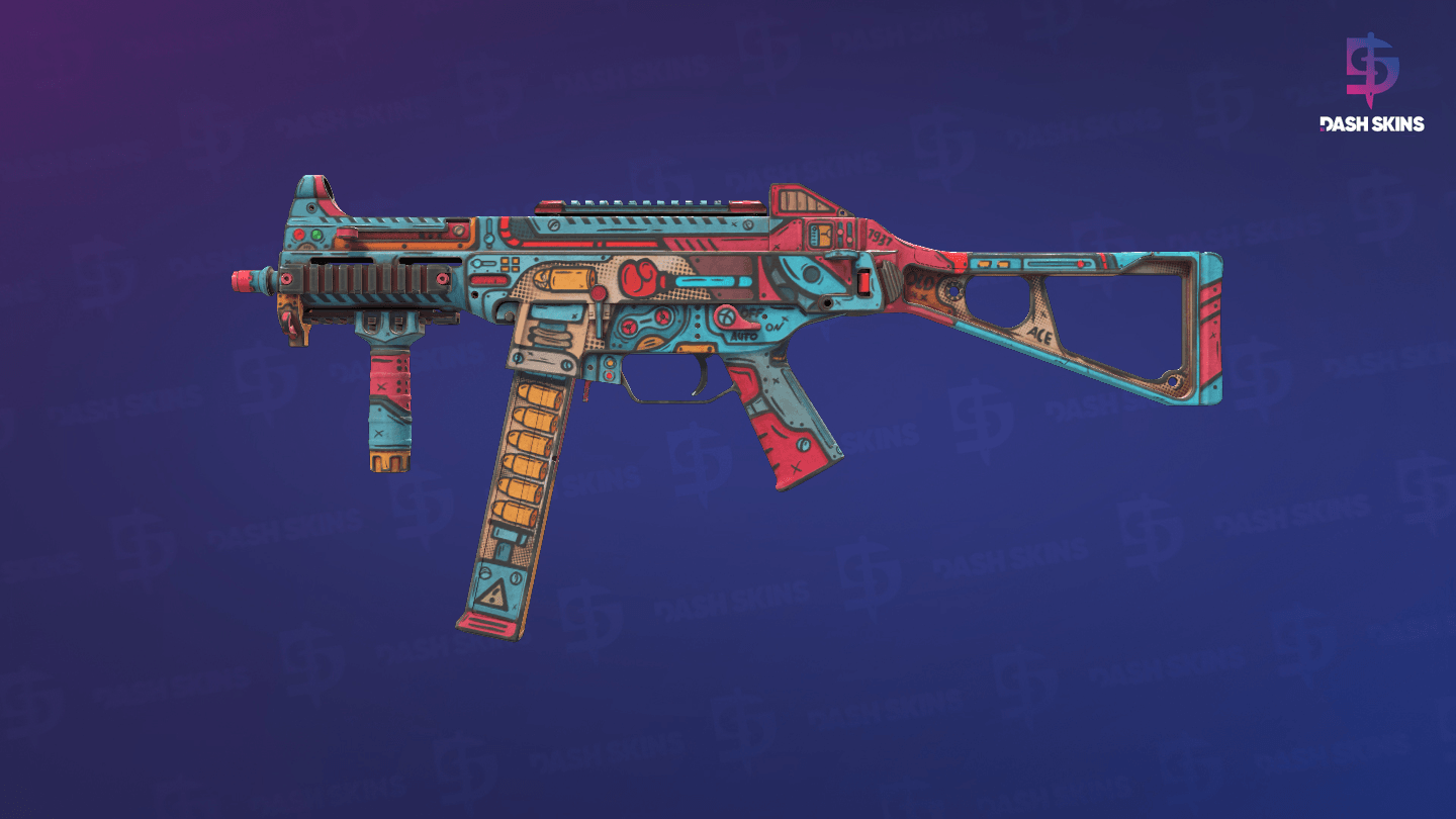 UMP-45 | K.O. Factory (Minimal Wear) Screenshot Playside