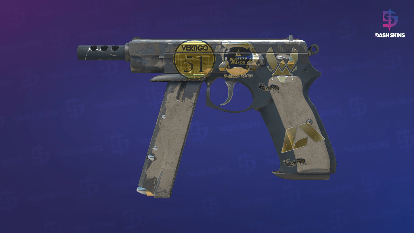 Souvenir CZ75-Auto | Framework (Battle-Scarred) Screenshot Playside