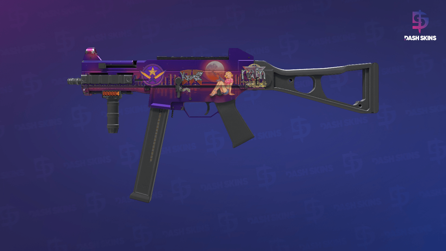 StatTrak™ UMP-45 | Moonrise (Factory New) Screenshot Playside