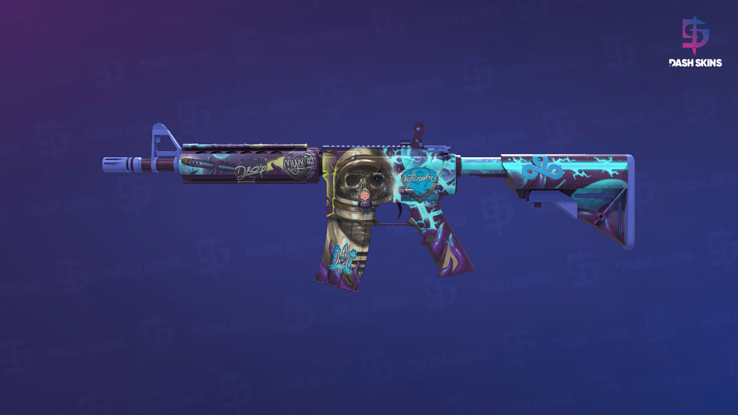 M4A4 | Desolate Space (Field-Tested) Screenshot Playside