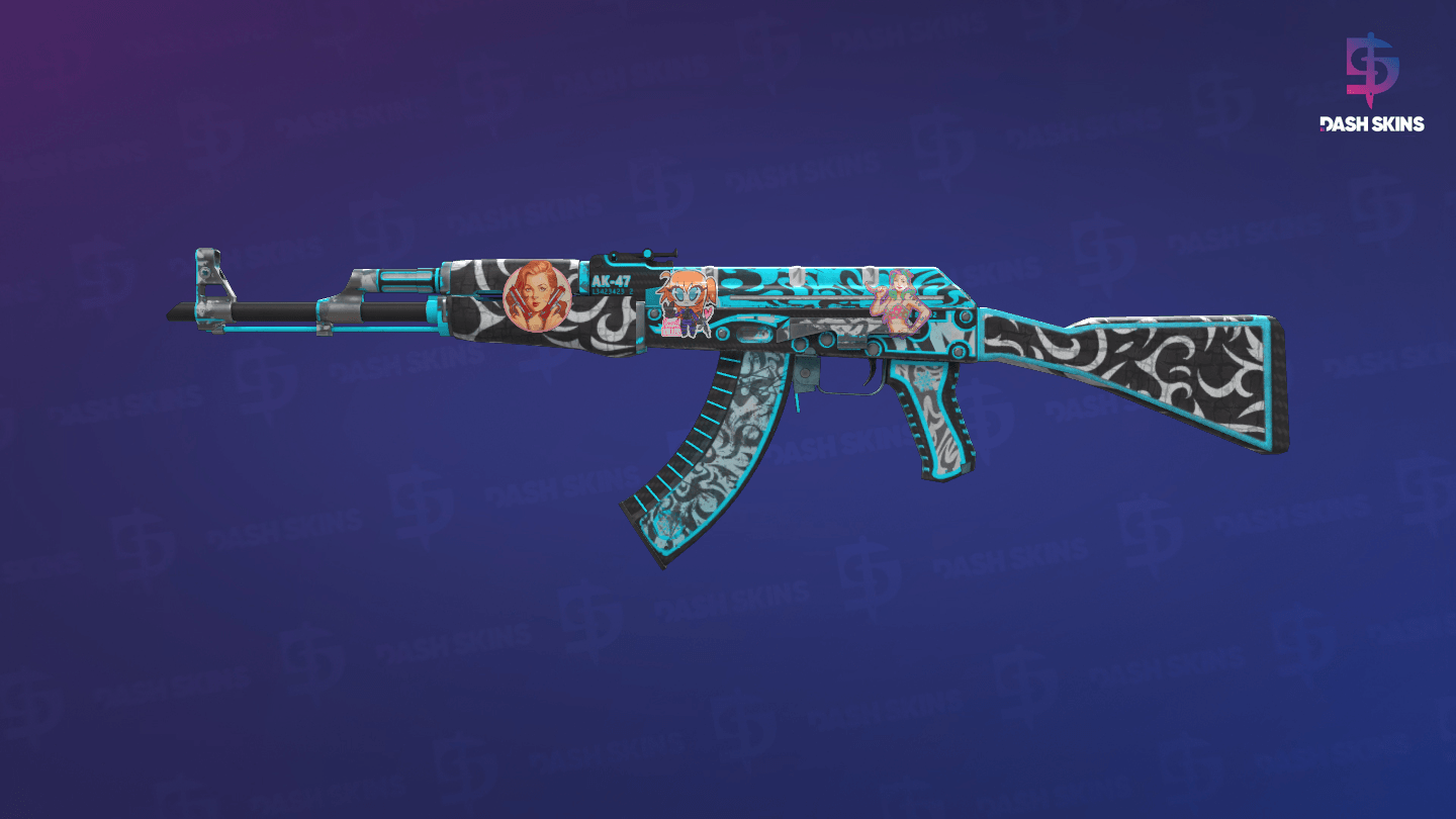 AK-47 | Frontside Misty (Field-Tested) Screenshot Playside