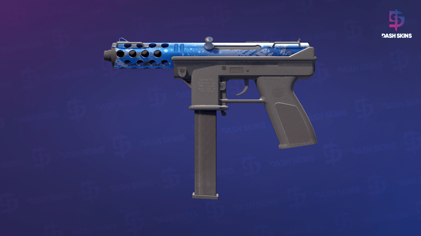 Tec-9 | Ice Cap (Minimal Wear) Screenshot Playside