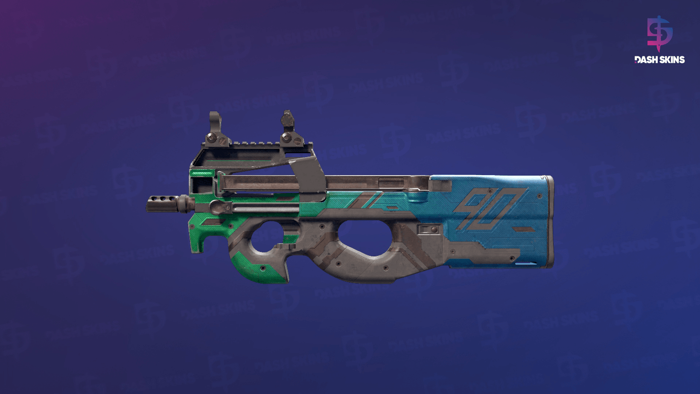 P90 | Wave Breaker (Battle-Scarred) Screenshot Playside