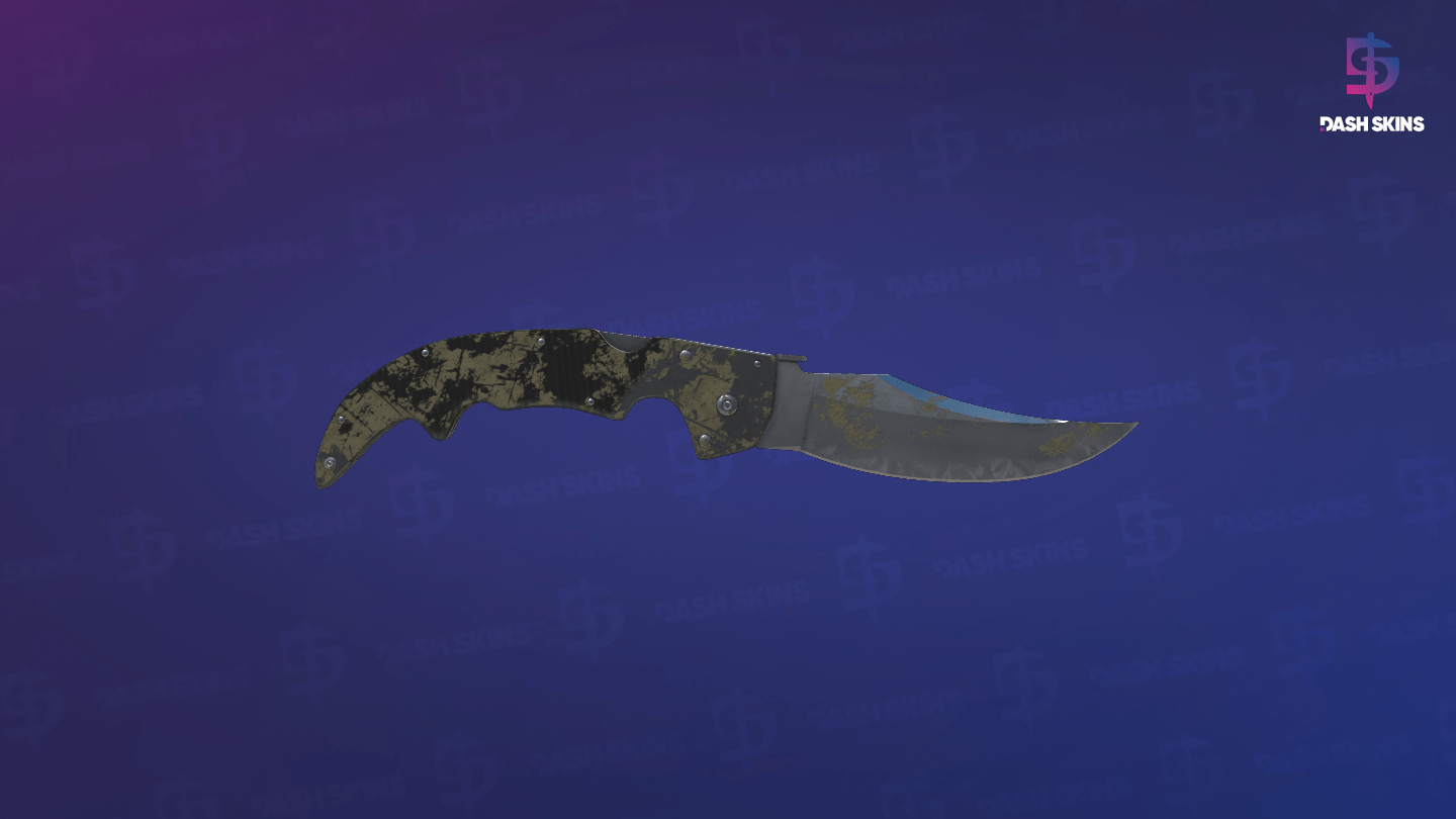 ★ Falchion Knife | Safari Mesh (Battle-Scarred) Screenshot Playside
