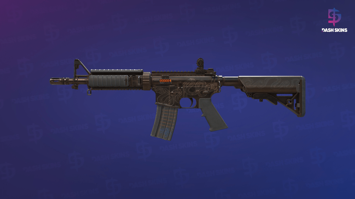 StatTrak™ M4A4 | Etch Lord (Battle-Scarred) Screenshot Playside