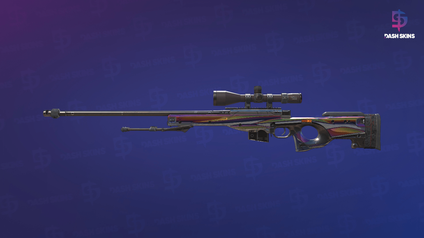 StatTrak™ AWP | Chrome Cannon (Well-Worn) Screenshot Playside