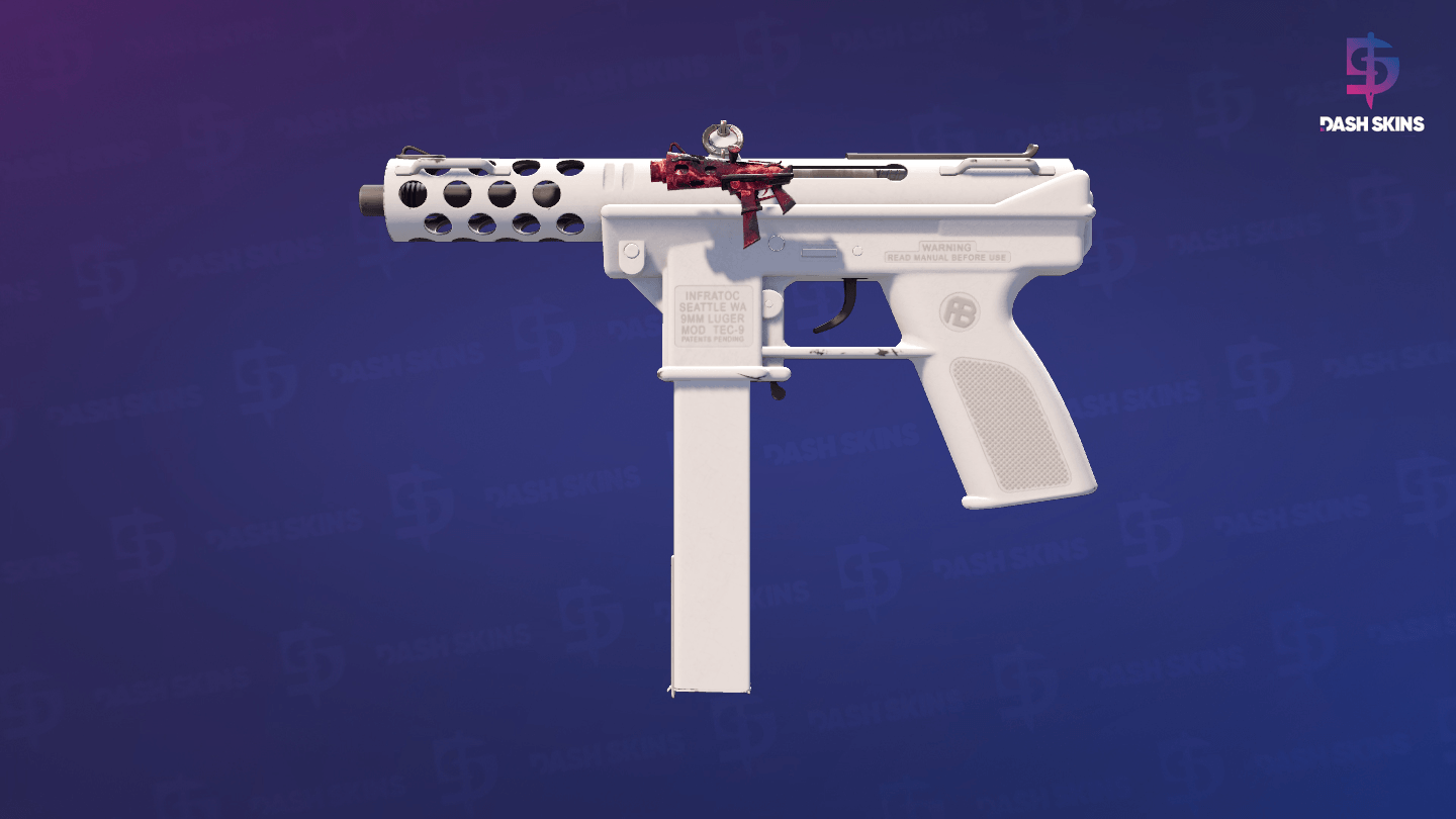 Tec-9 | Whiteout (Minimal Wear) Screenshot Playside