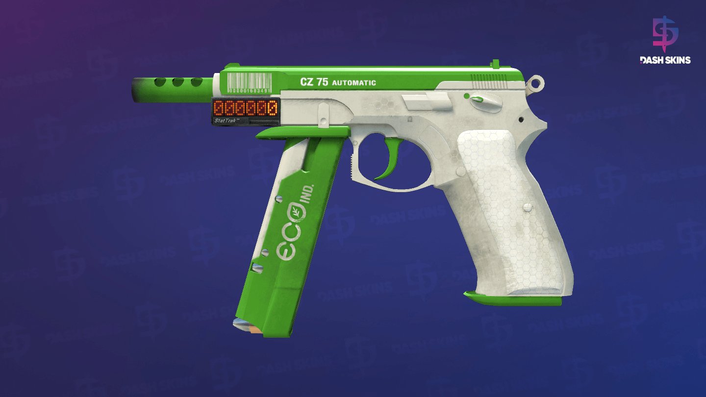 StatTrak™ CZ75-Auto | Eco (Minimal Wear) Screenshot Playside