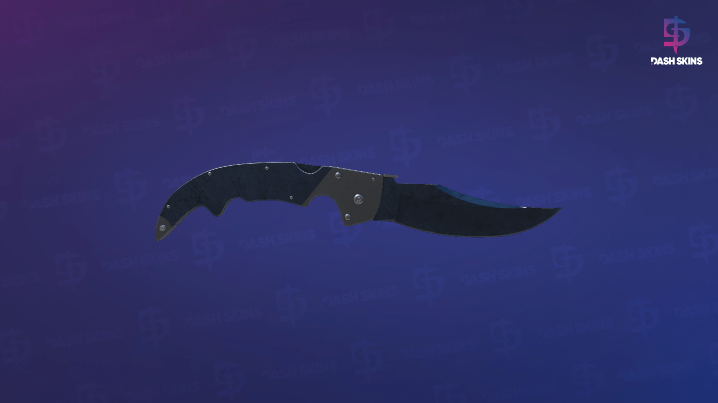 ★ Falchion Knife | Blue Steel (Minimal Wear) Screenshot Playside