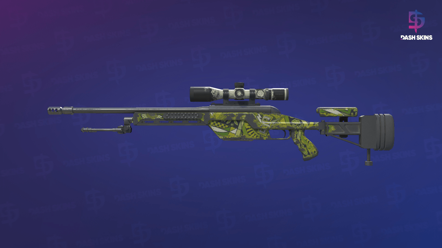 SSG 08 | Spring Twilly (Well-Worn) Screenshot Playside