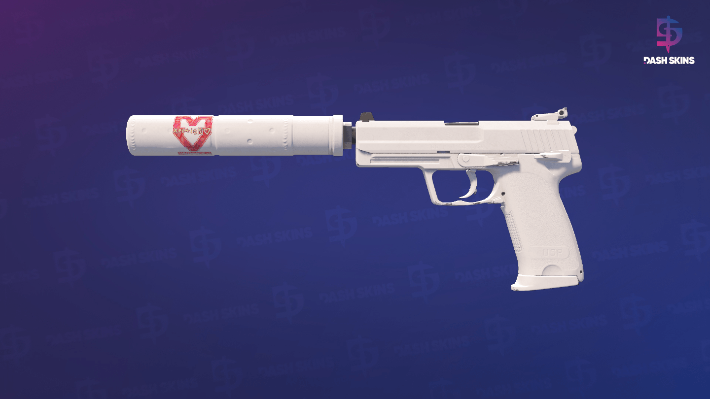 USP-S | Whiteout (Minimal Wear) Screenshot Playside