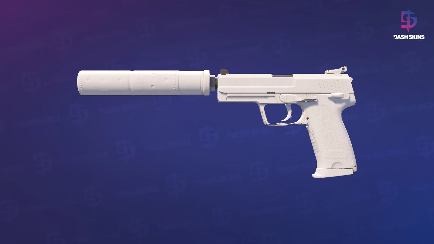 USP-S | Whiteout (Minimal Wear) Screenshot Playside