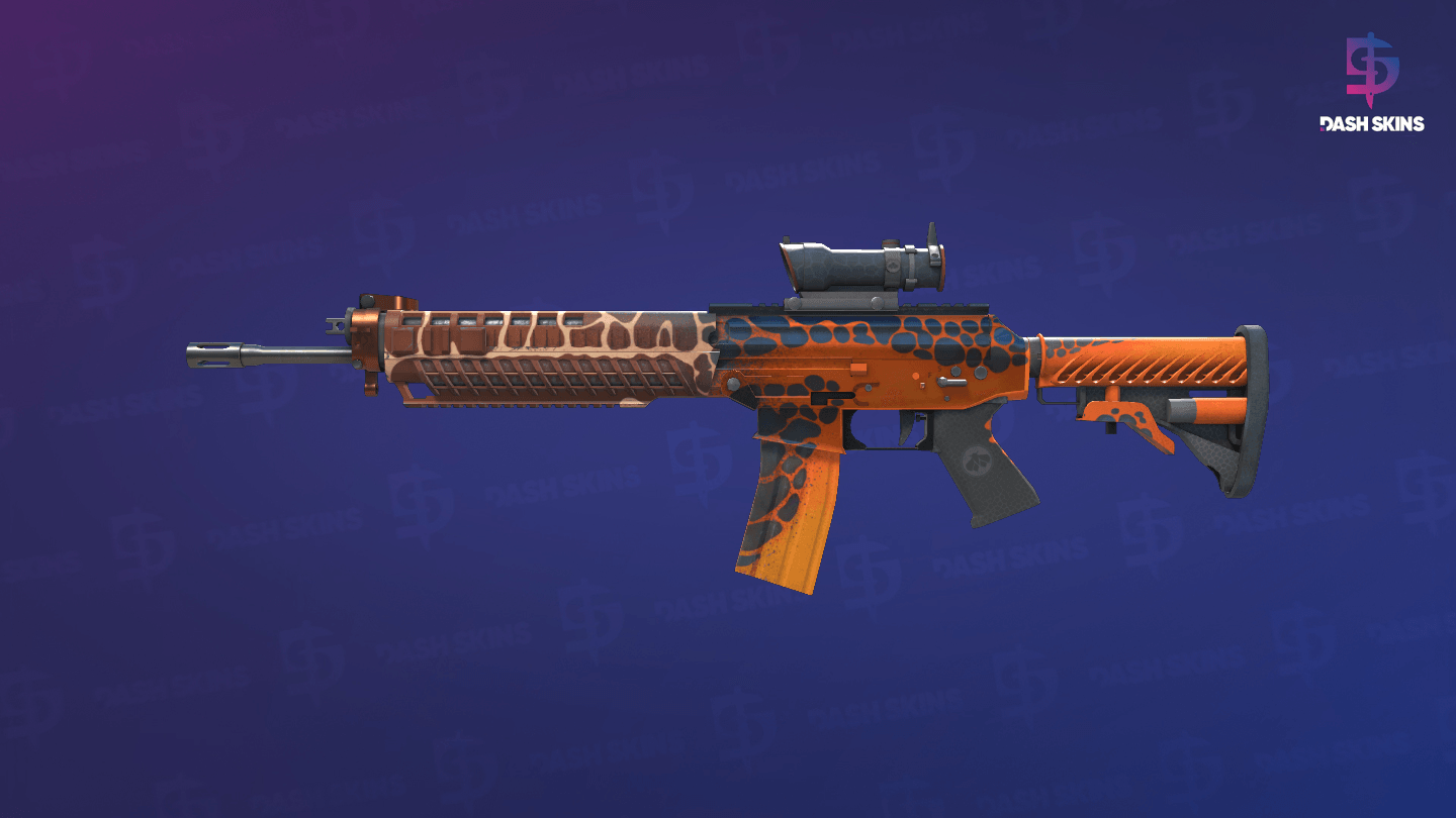 SG 553 | Tiger Moth (Factory New) Screenshot Playside