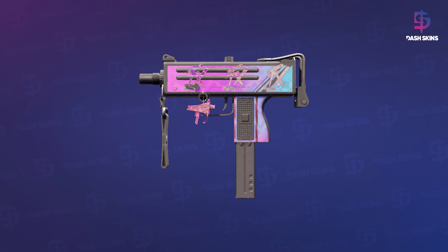 MAC-10 | Disco Tech (Well-Worn) Screenshot Playside