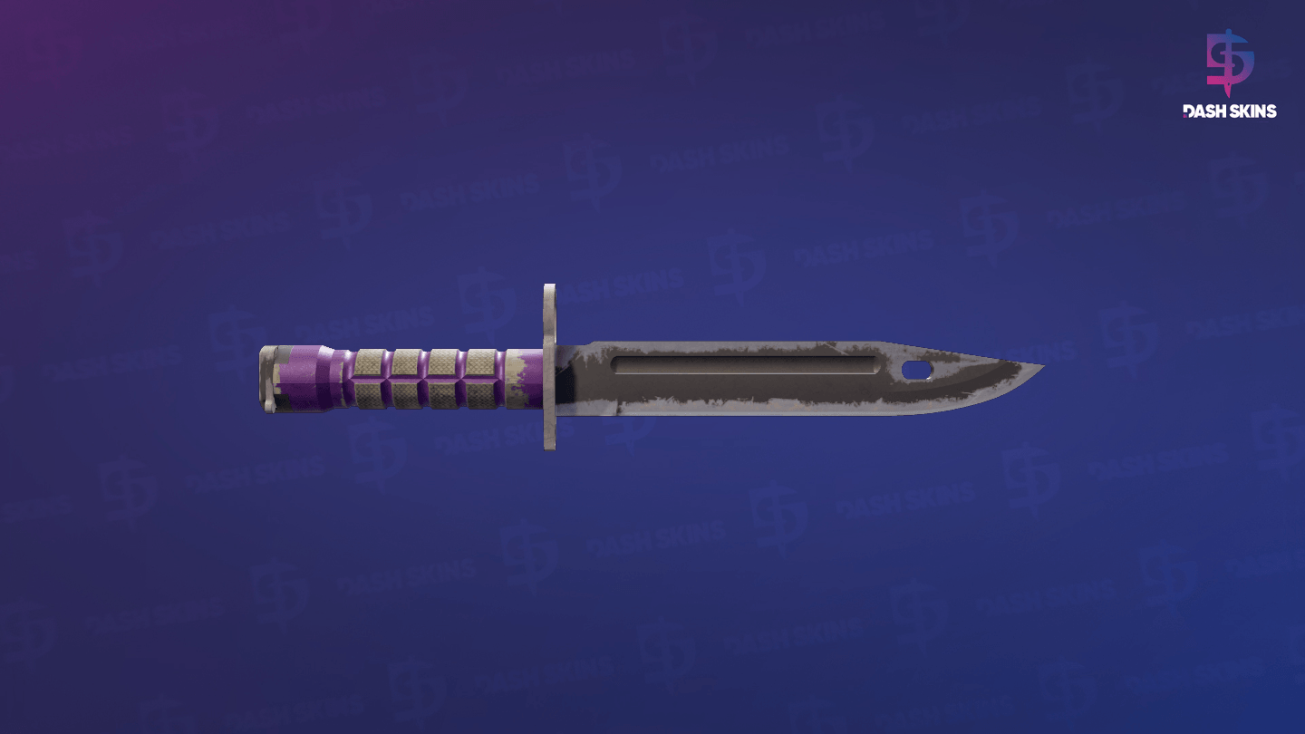 ★ Bayonet | Ultraviolet (Battle-Scarred) Screenshot Playside