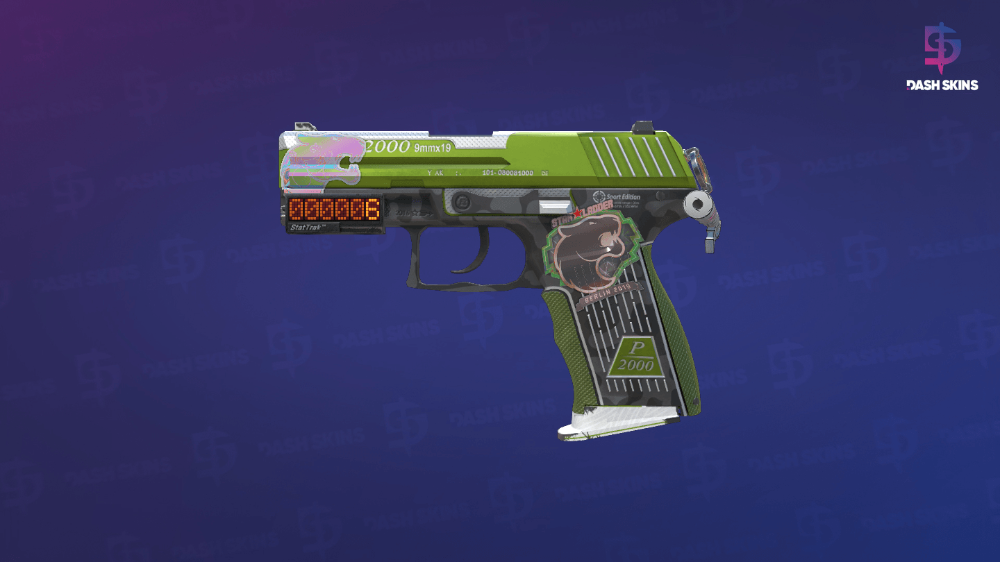 StatTrak™ P2000 | Turf (Minimal Wear) Screenshot Playside