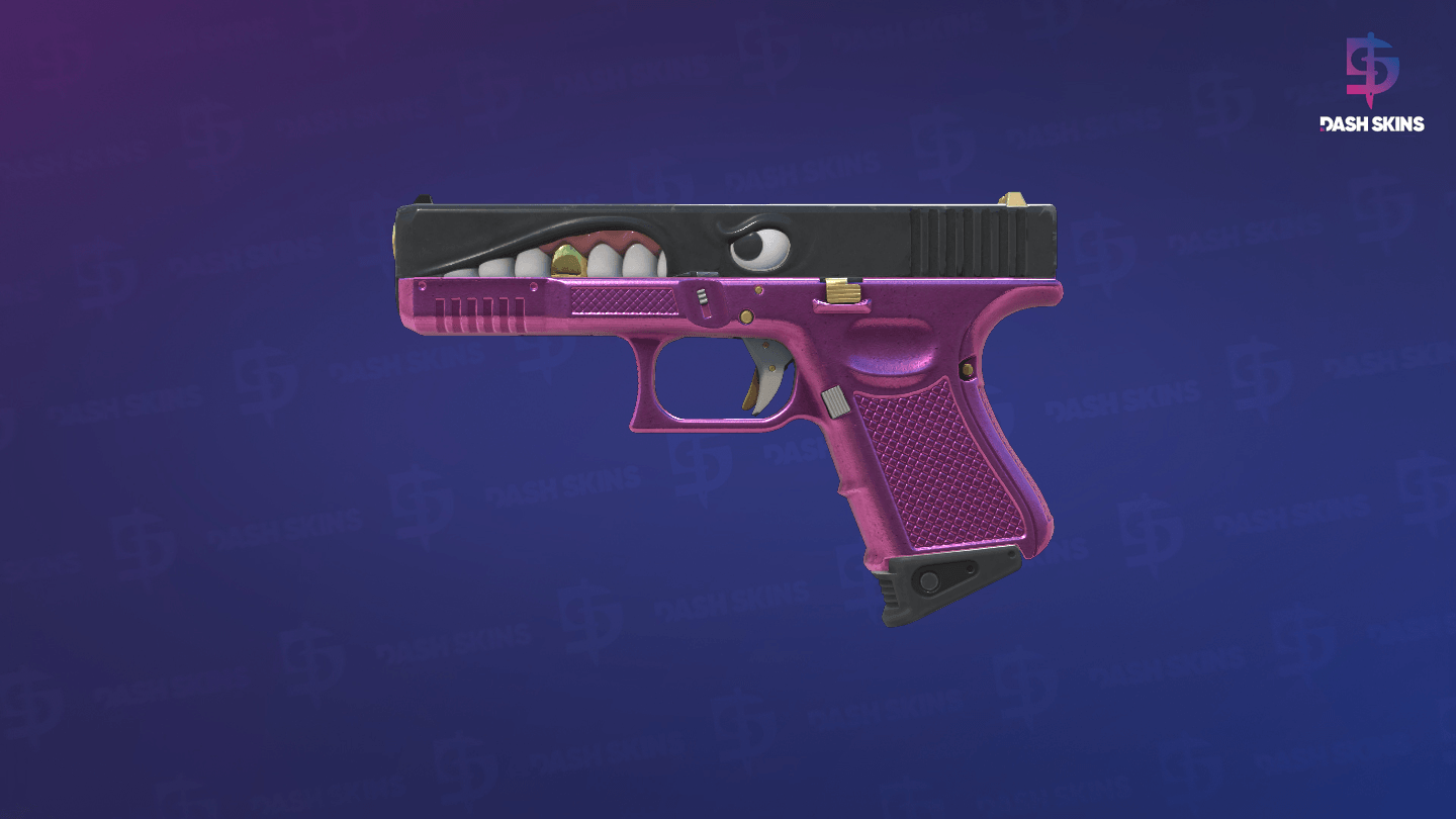 Glock-18 | Gold Toof (Minimal Wear) Screenshot Playside