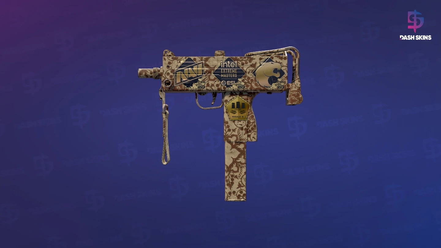 Souvenir MAC-10 | Sienna Damask (Factory New) Screenshot Playside