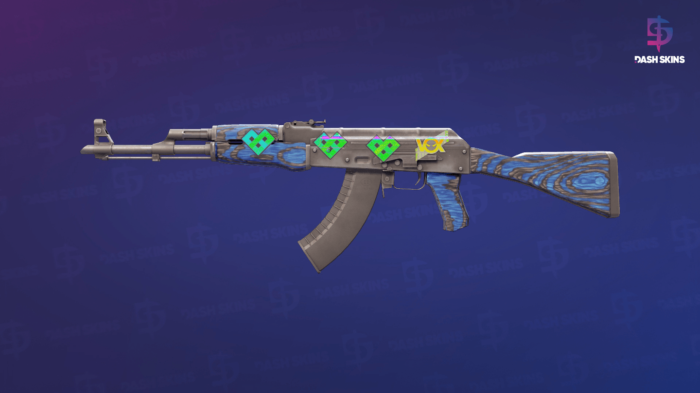 AK-47 | Blue Laminate (Field-Tested) Screenshot Playside