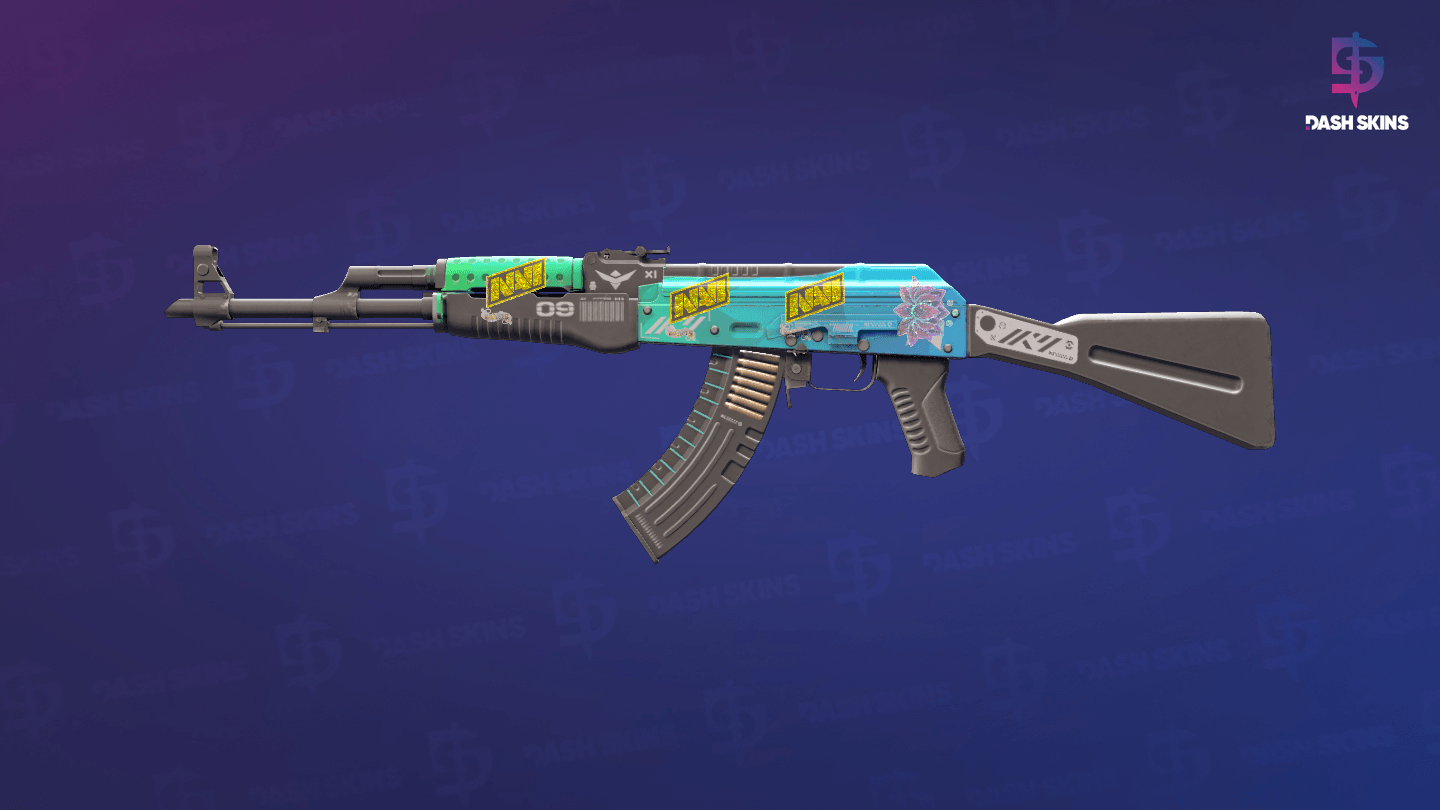 AK-47 | Ice Coaled (Minimal Wear) Screenshot Playside