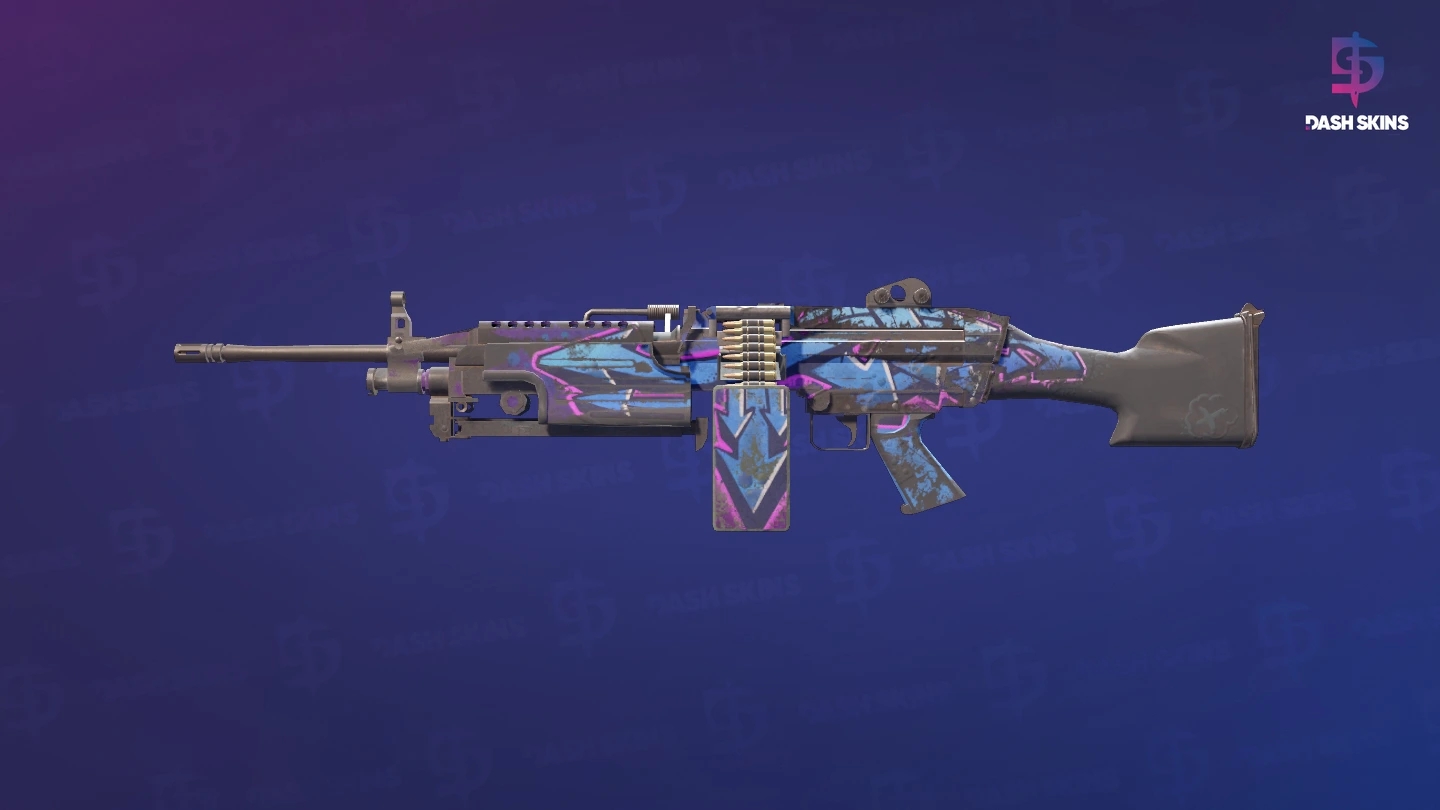 M249 | Downtown (Battle-Scarred) Screenshot Playside