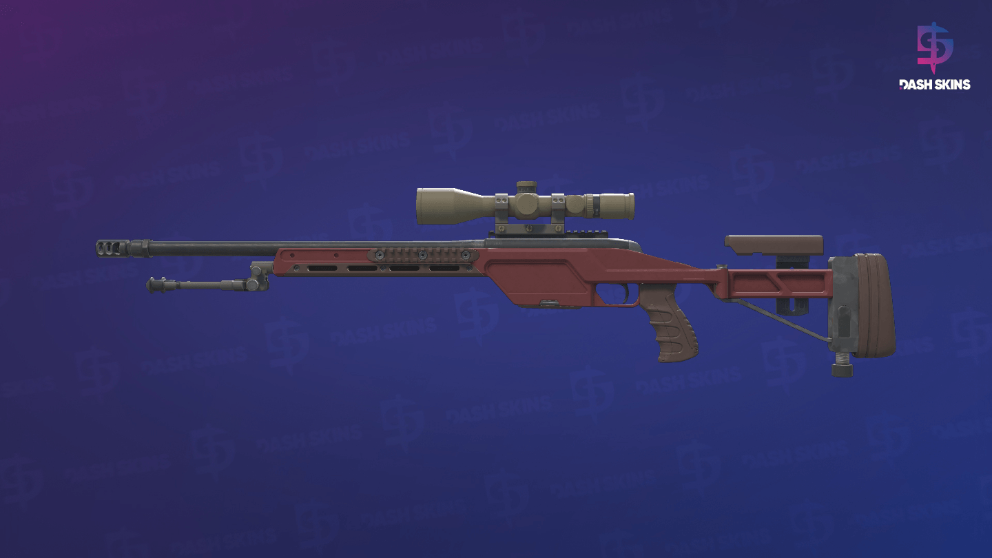 SSG 08 | Red Stone (Factory New) Screenshot Playside
