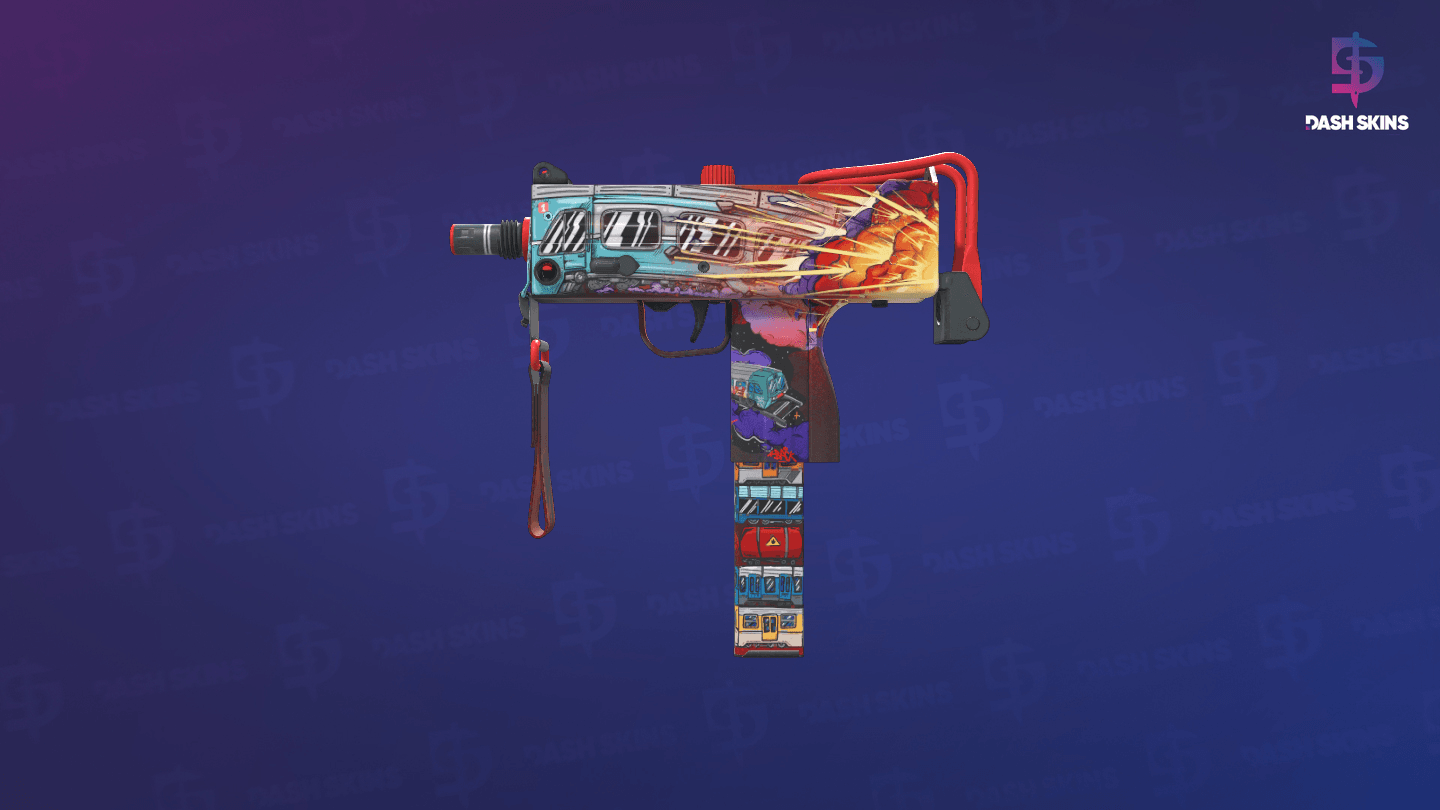 MAC-10 | Derailment (Factory New) Screenshot Playside