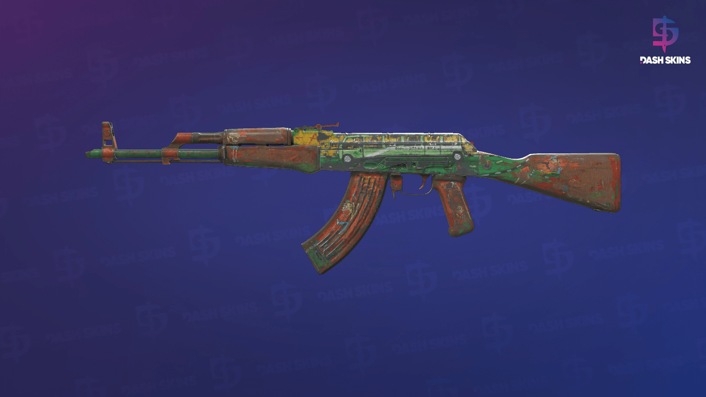 AK-47 | The Outsiders (Battle-Scarred) Screenshot Playside