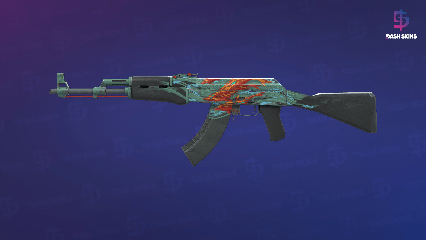 AK-47 | Aquamarine Revenge (Field-Tested) Screenshot Playside