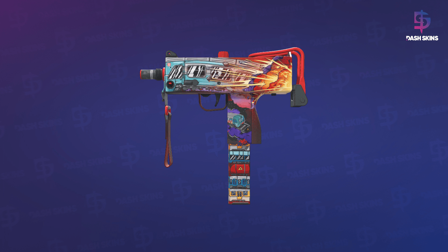 MAC-10 | Derailment (Factory New) Screenshot Playside