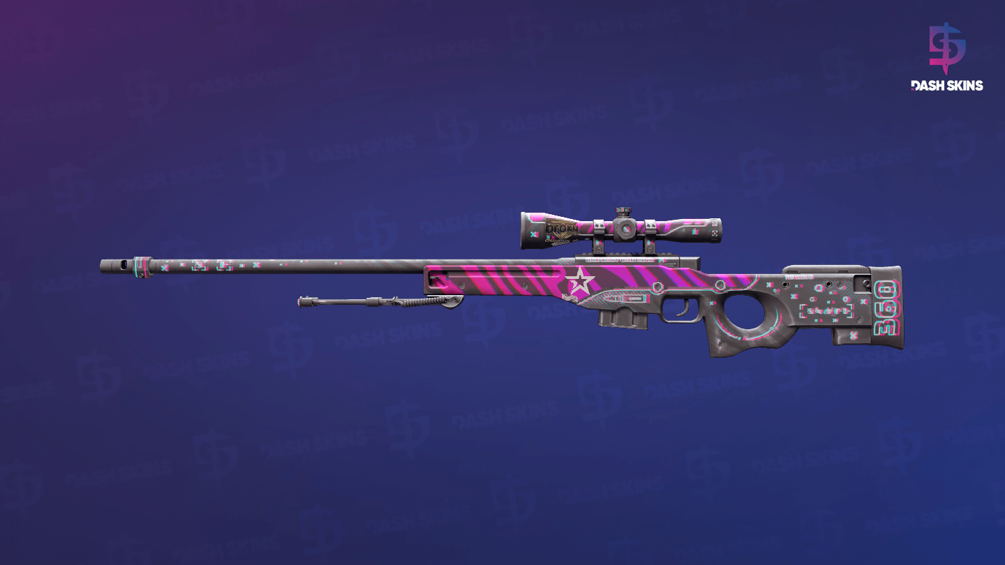 AWP | Chromatic Aberration (Minimal Wear) Screenshot Playside