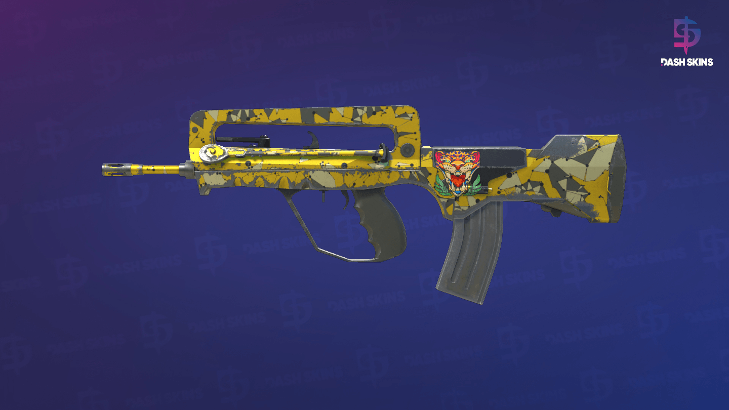 FAMAS | Neural Net (Field-Tested) Screenshot Playside