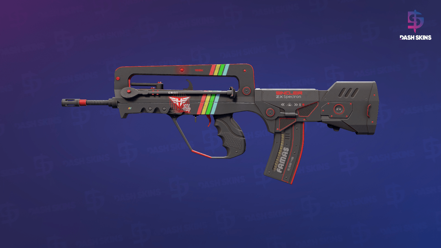FAMAS | ZX Spectron (Battle-Scarred) Screenshot Playside