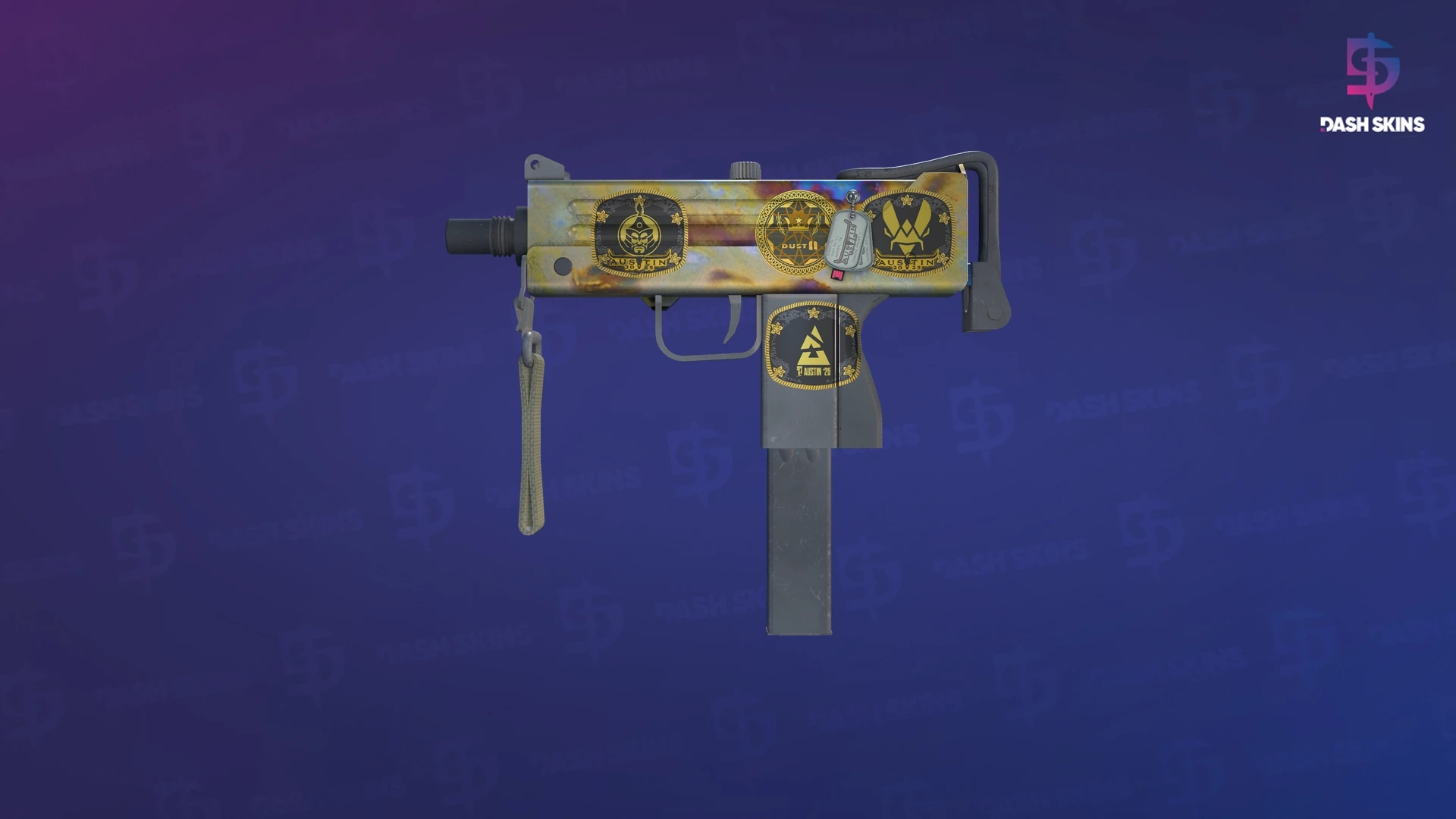 Souvenir MAC-10 | Case Hardened (Minimal Wear) Screenshot Playside