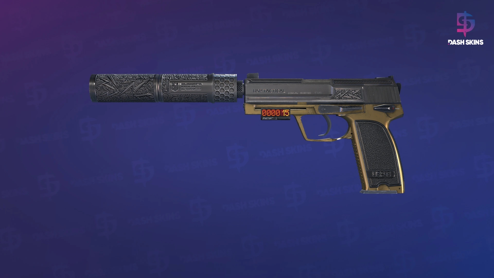 StatTrak™ USP-S | Lead Conduit (Minimal Wear) Screenshot Playside