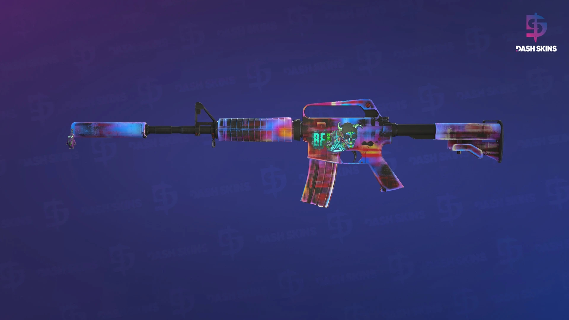 M4A1-S | Glitched Paint (Minimal Wear) Screenshot Playside