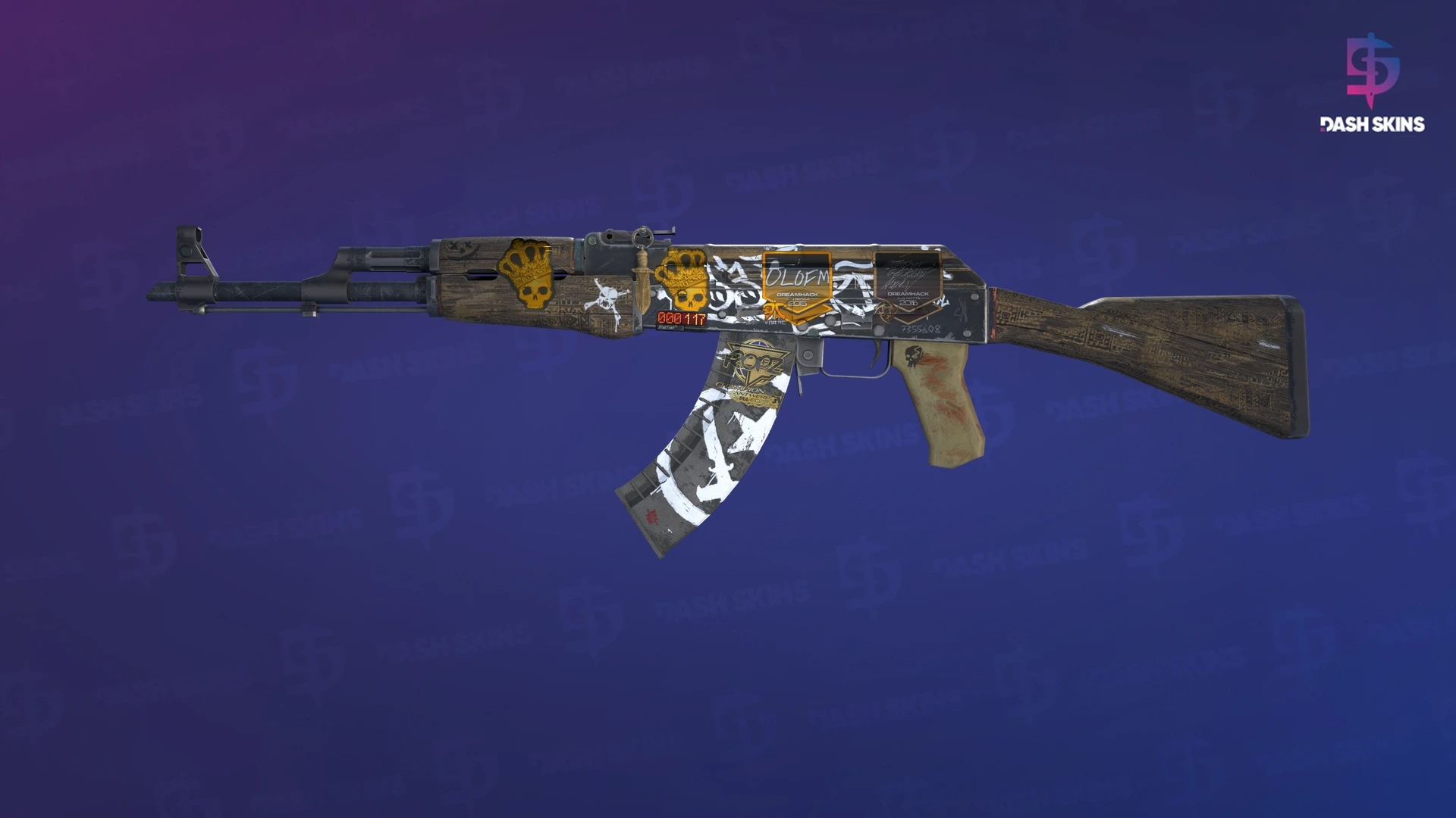 StatTrak™ AK-47 | Wasteland Rebel (Field-Tested) Screenshot Playside