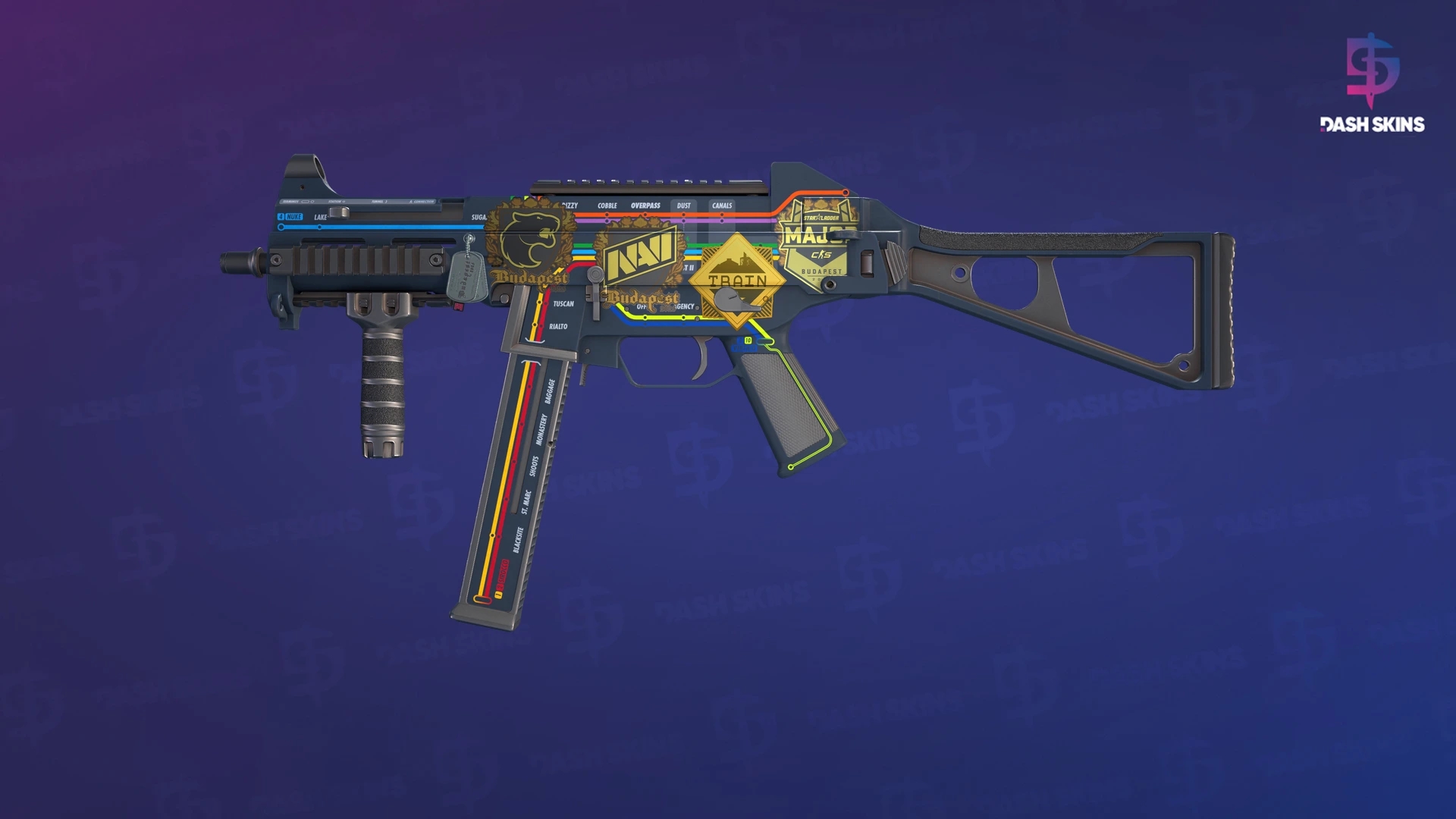Souvenir UMP-45 | Late Night Transit (Minimal Wear) Screenshot Playside