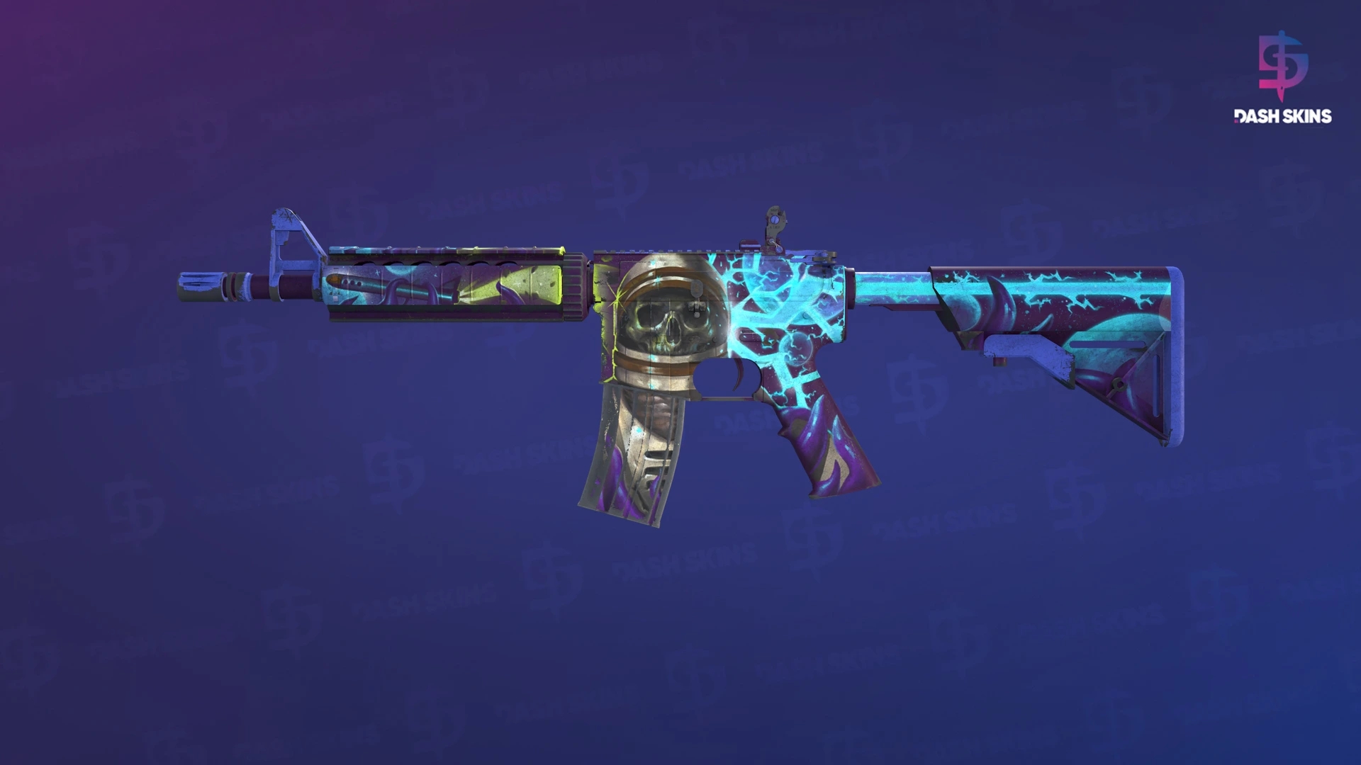 M4A4 | Desolate Space (Battle-Scarred) Screenshot Playside