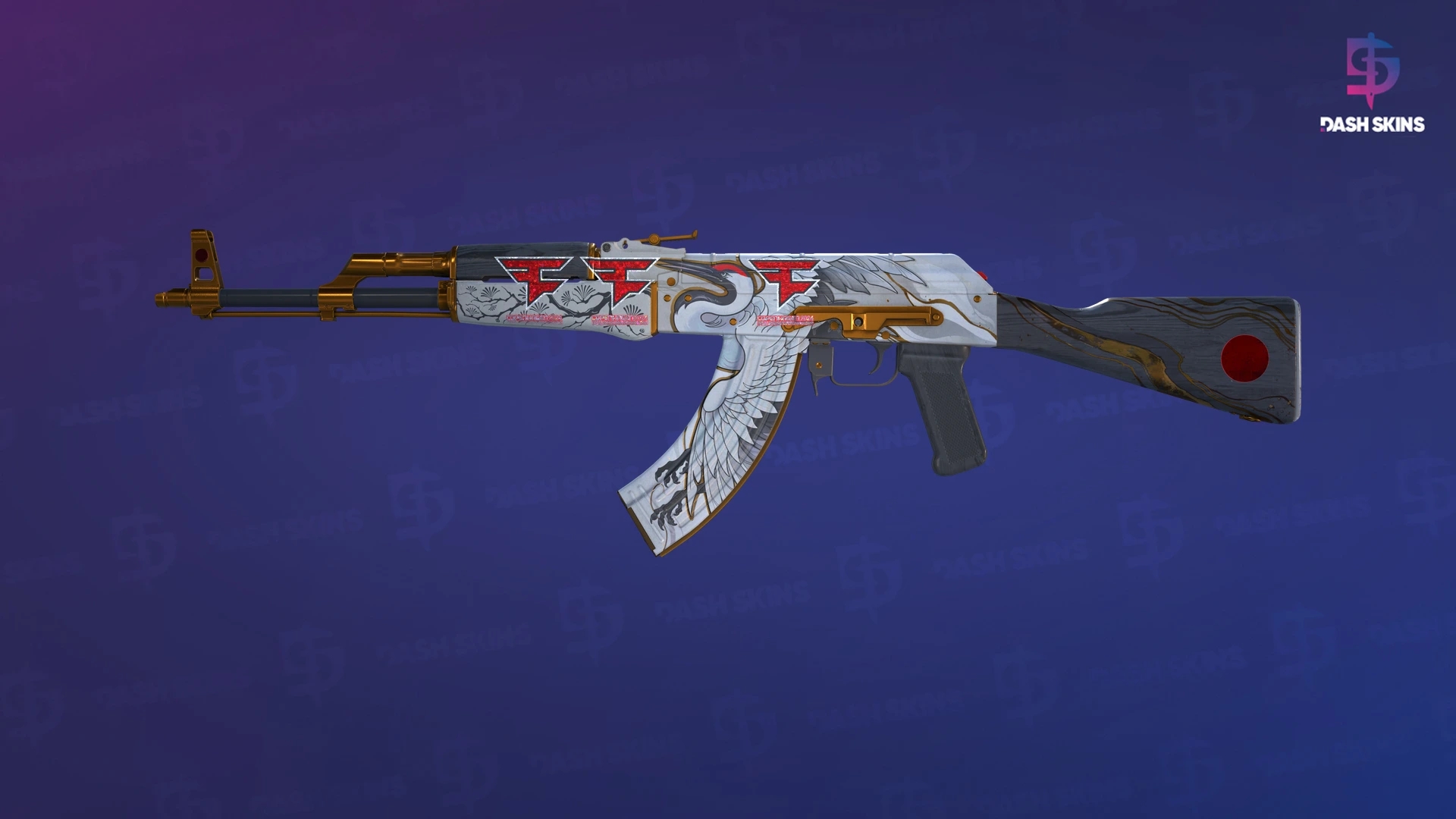 AK-47 | Crane Flight (Minimal Wear) Screenshot Playside
