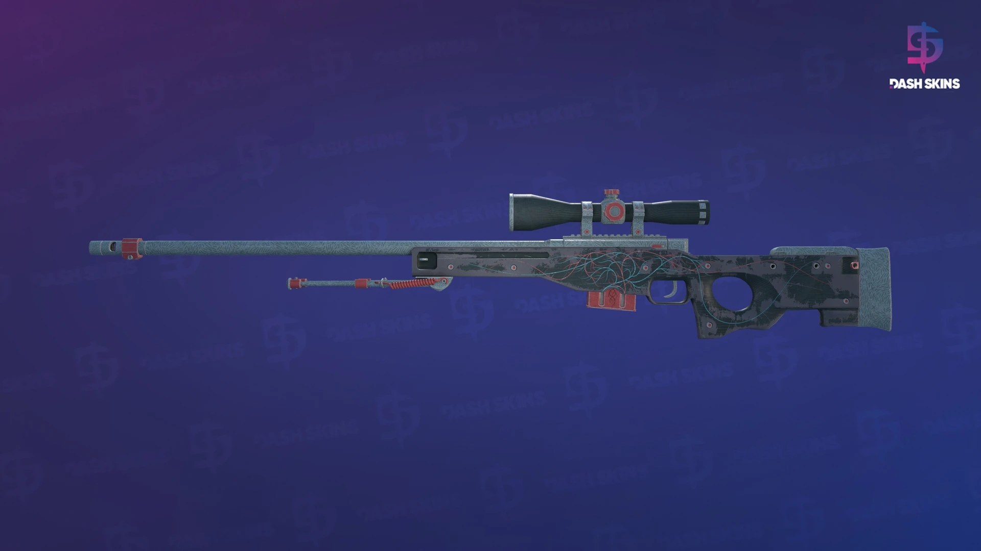 AWP | Capillary (Battle-Scarred) Screenshot Playside