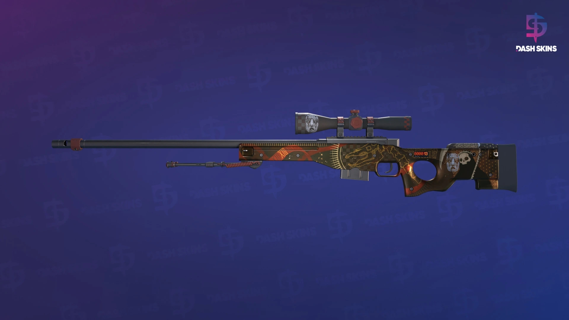 StatTrak™ AWP | Mortis (Field-Tested) Screenshot Playside