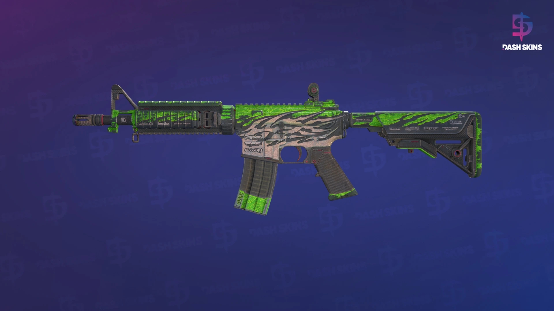 M4A4 | Full Throttle (Battle-Scarred) Screenshot Playside